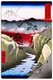 Japan: Dog Eye Pass in Kai Province (甲斐犬目峠). Image 32 of '36 Views of Mount Fuji (富士三十六景)'. Utagawa Hiroshige (portrait / vertical edition first published 1858)